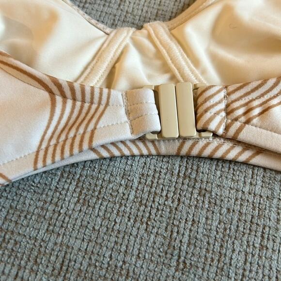 NEW Zulu & Zephyr X Free People Tan Wave Bra Cup Bikini Top - Picture 8 of 10